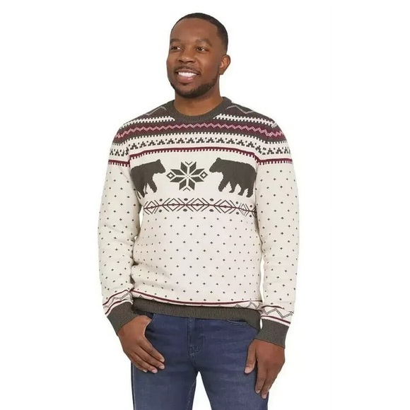Lands' End Other - Lands' End Men’s Family Holiday pull over Sweater